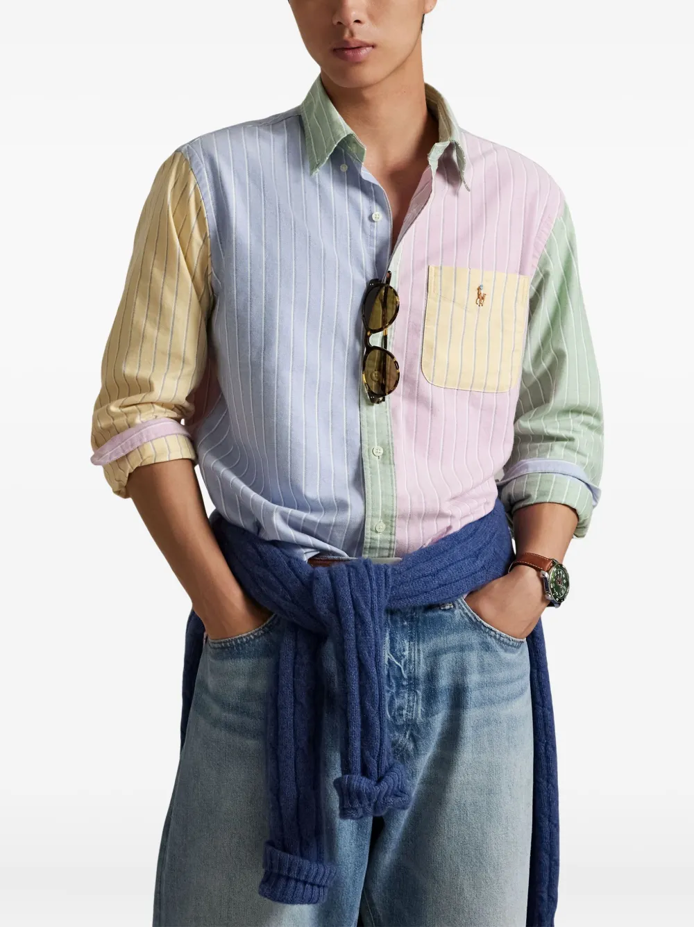 Polo Ralph Lauren Gestreept overhemd Blauw