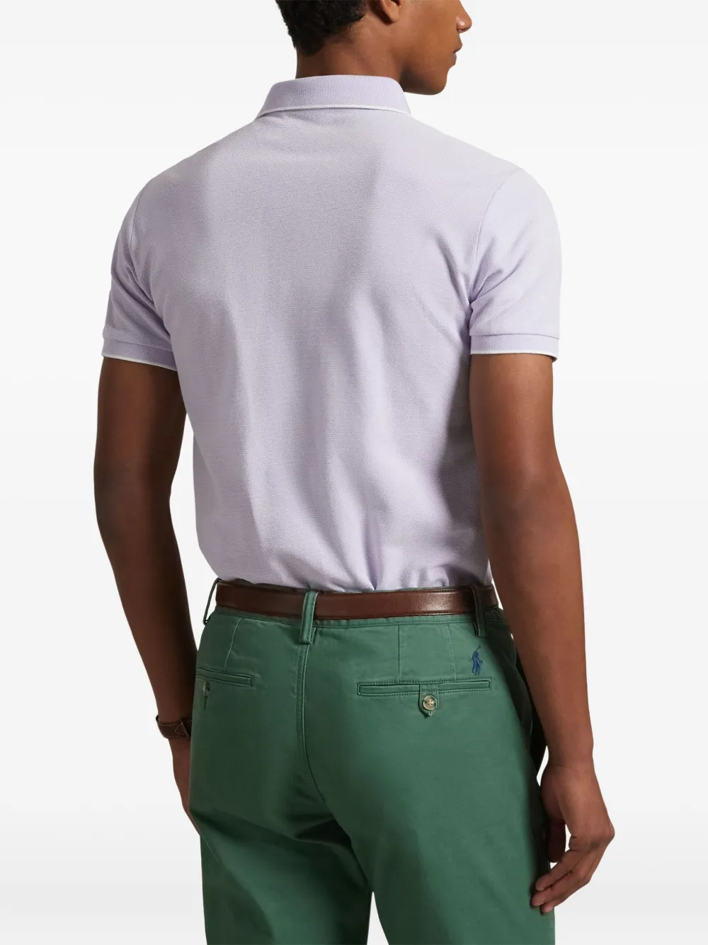 Polo Ralph Lauren Poloshirt met borduurwerk Paars