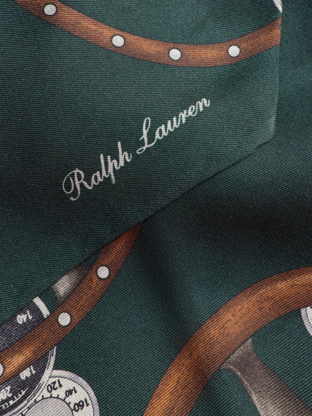 Ralph Lauren Purple Label Zijden sjaal met print Groen
