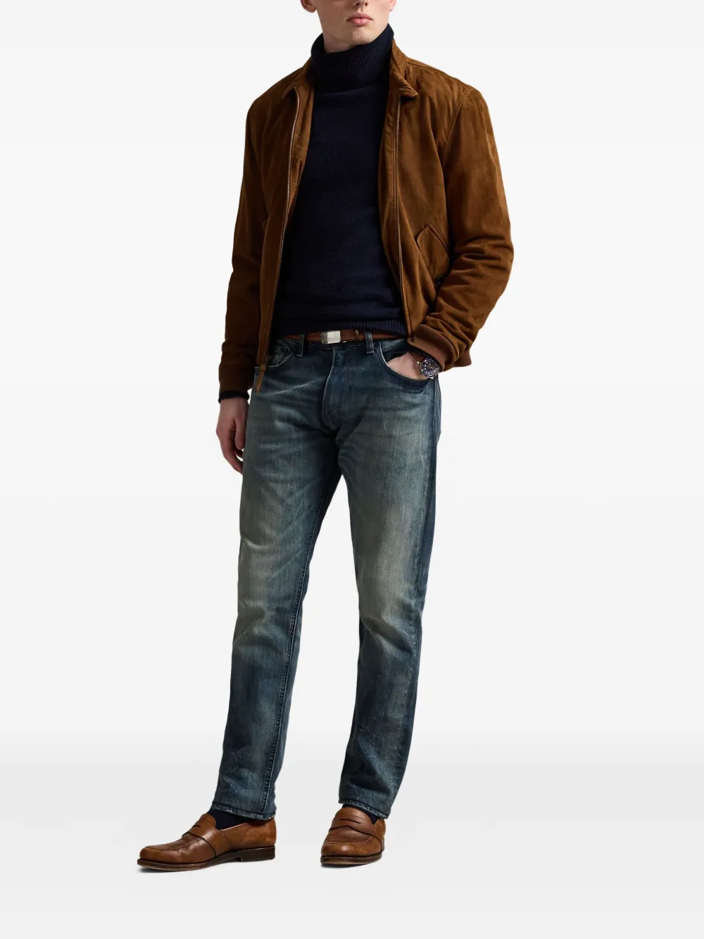 Polo Ralph Lauren Jeans met vervaagd effect Blauw