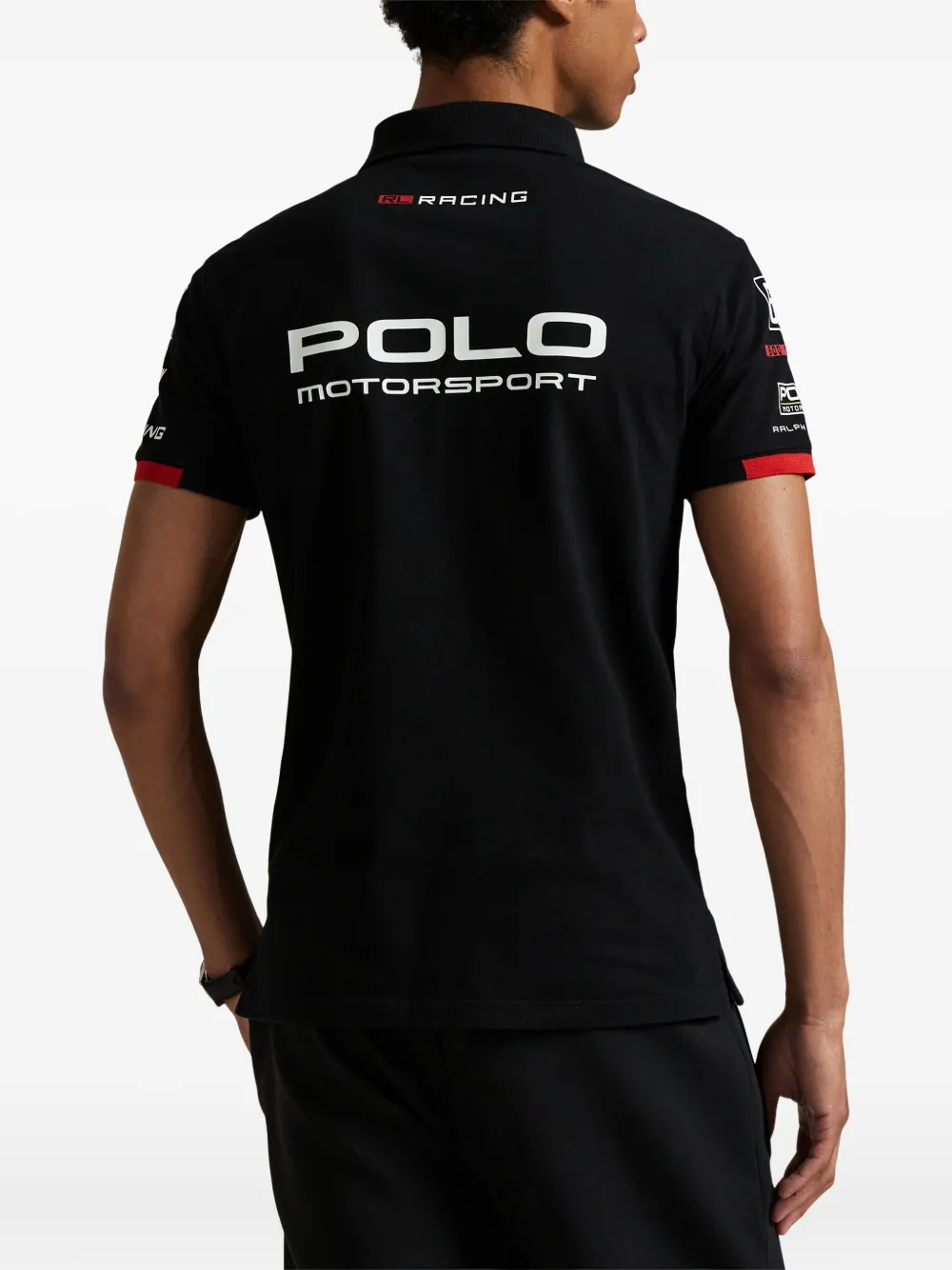 Polo Ralph Lauren Motorsport poloshirt Zwart