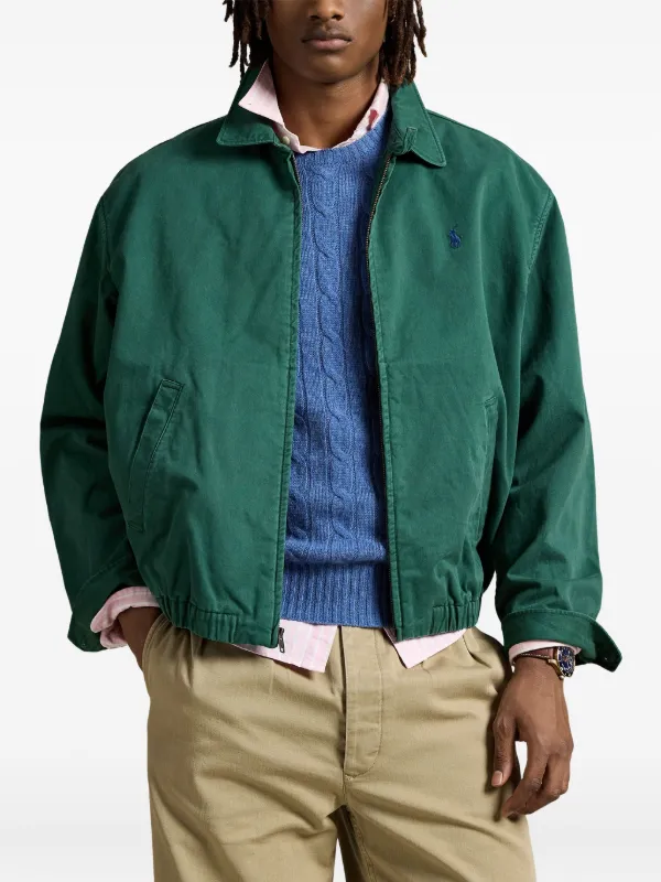 Polo by Ralph Lauren グリーンジャケット Polo Ralph Lauren The Big zip-up Jacket | Green | FARFETCH