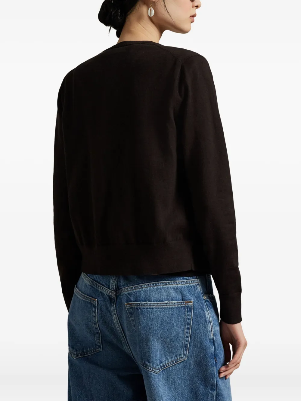Polo Ralph Lauren Vest met Polo-Pony patroon Zwart