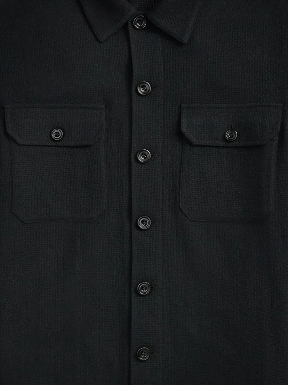 Ralph Lauren Purple Label Kasjmier shirtjack Zwart