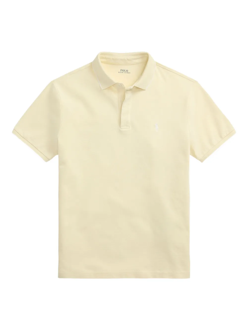 Polo Ralph Lauren ピケ ショートスリーブポロシャツ - イエロー Polo Ralph Lauren ピケ ショートスリーブポロシャツ - イエロー