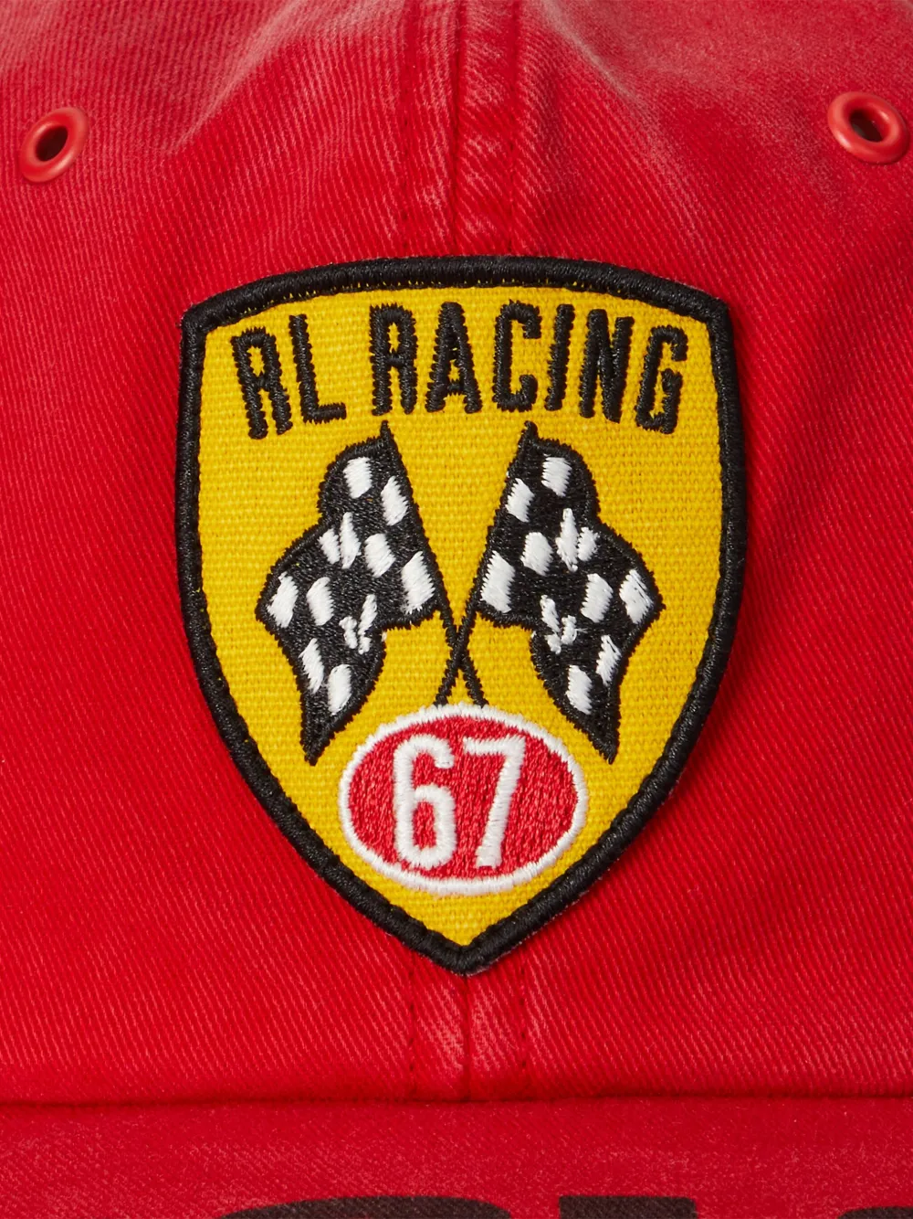 Polo Ralph Lauren Racing pet met logo Rood