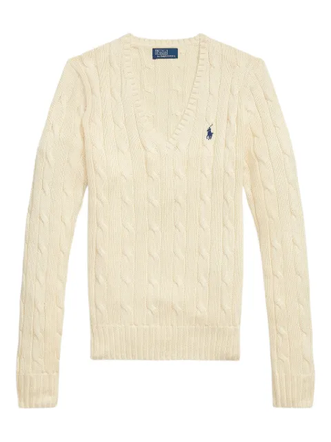 Polo Ralph Lauren cable-knit V-neck sweater
