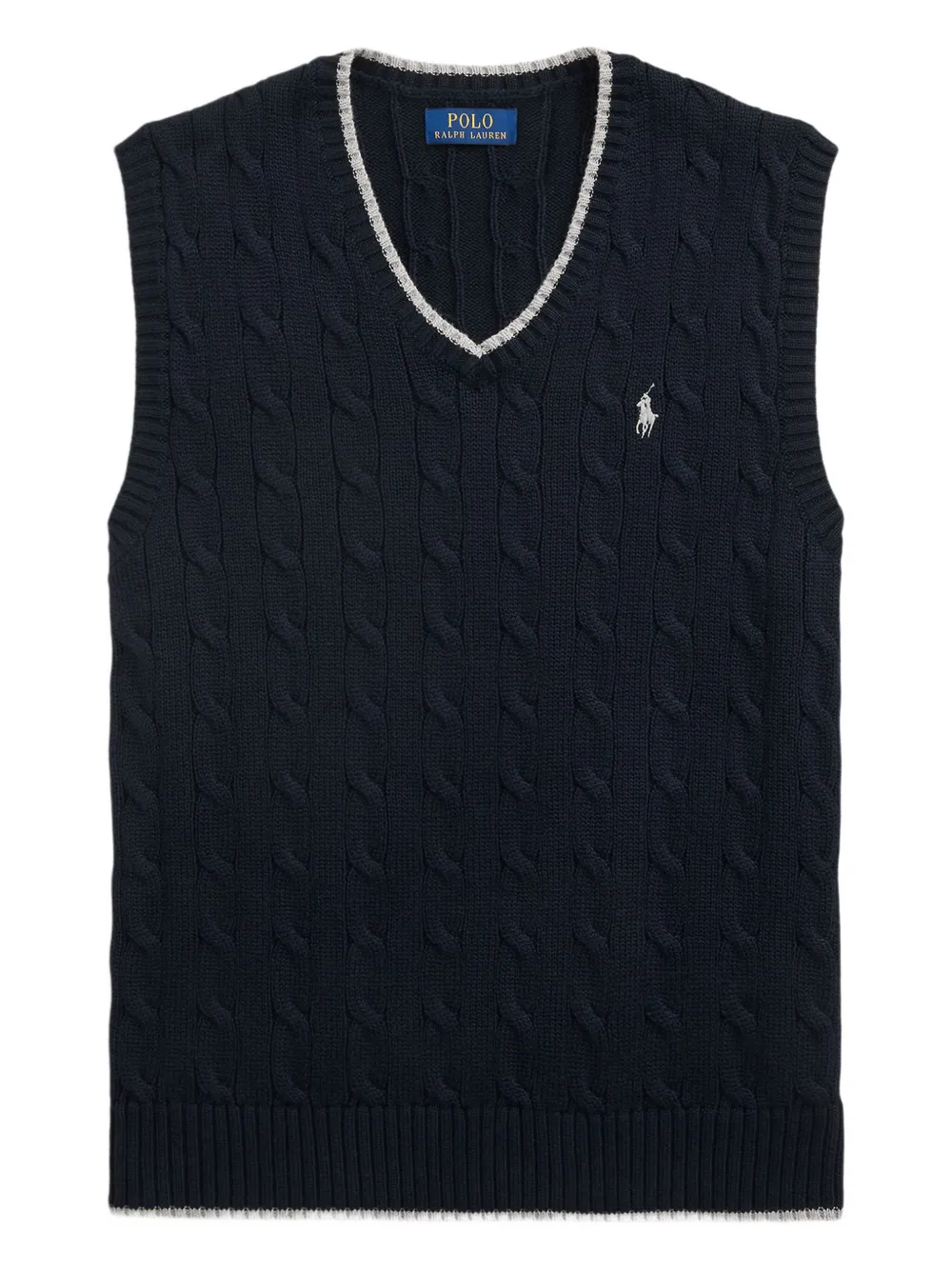 Polo Ralph Lauren cable-knit vest - Blu