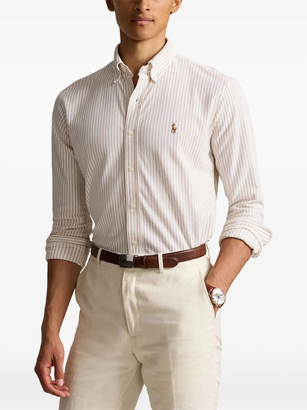 Polo Ralph Lauren Gestreept overhemd Wit