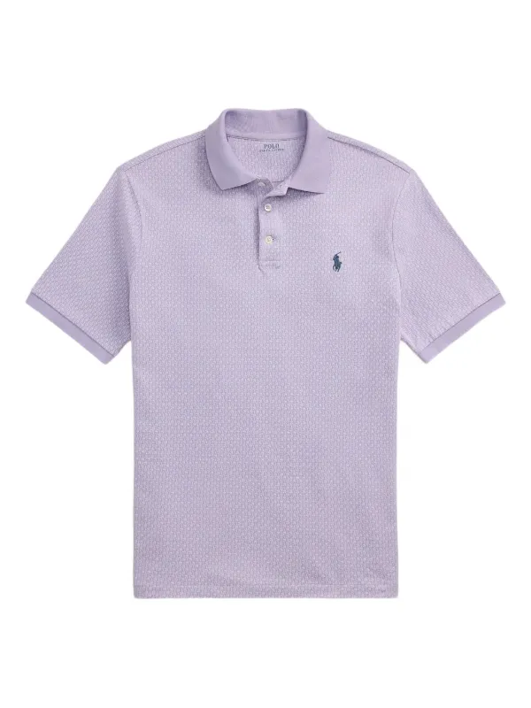 Polo Ralph Lauren Camisa Polo Texturizada | Roxo | FARFETCH BR