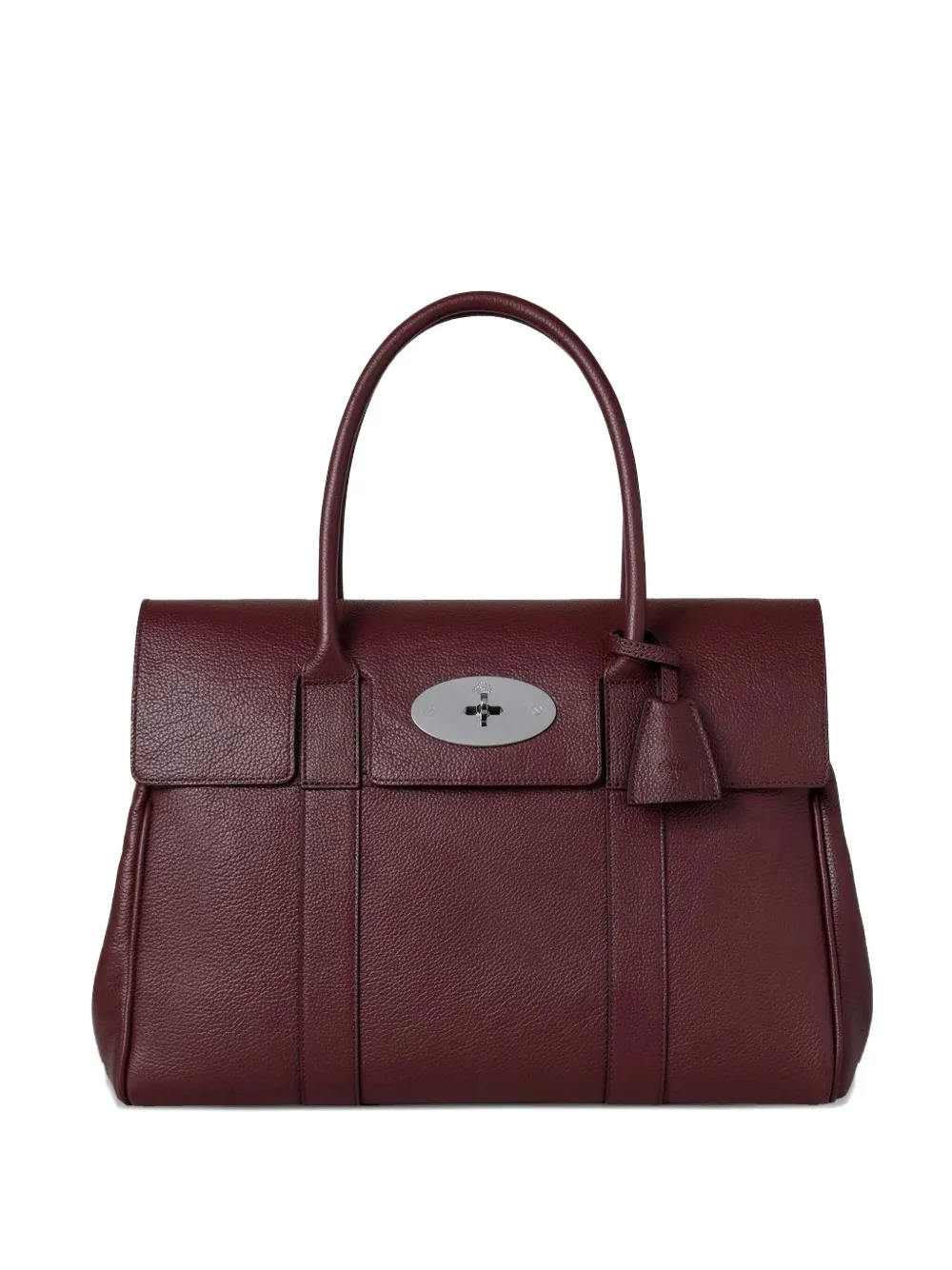 Mulberry small Bayswater textured leather tote bag | Brown | Image 1
