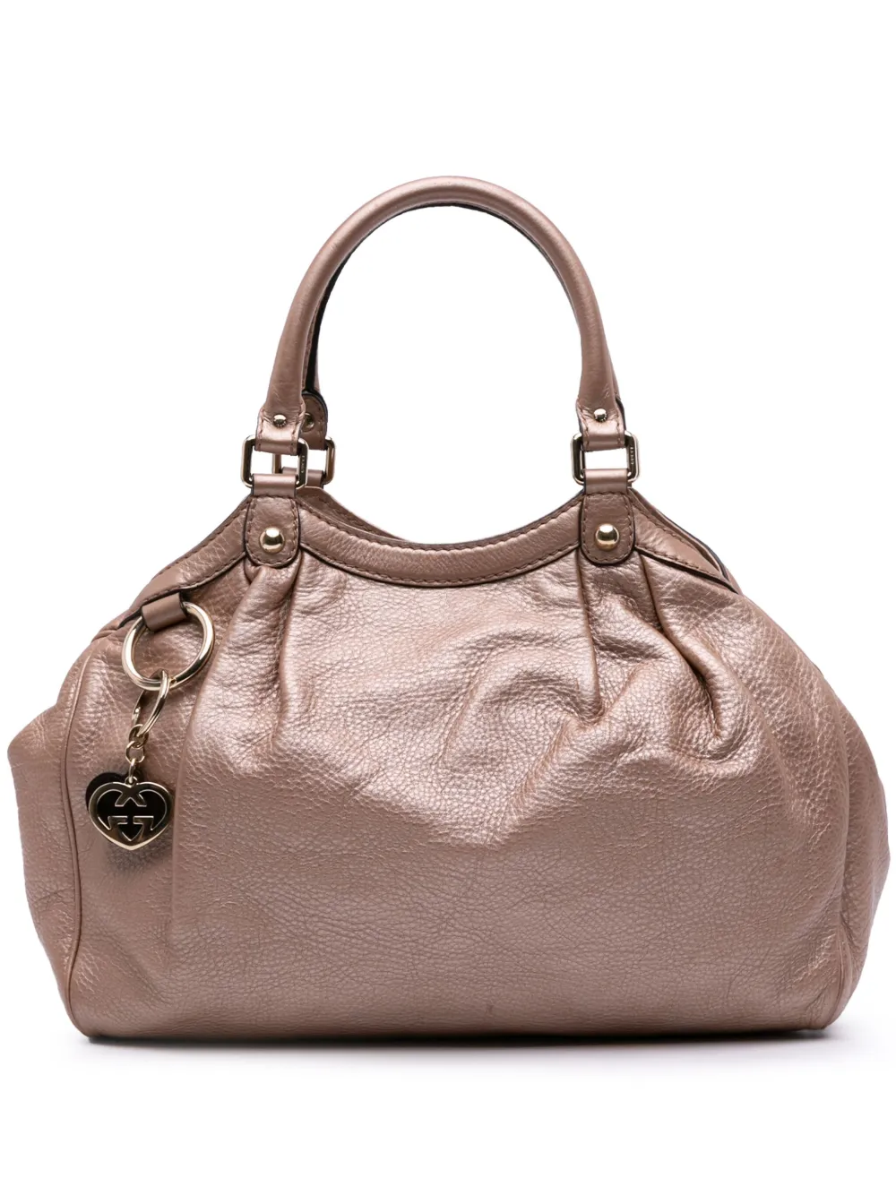 Gucci Pre-Owned 2016-2024 ミディアム カーフスキン スーキー ハンドバッグ - ゴールドトーン Gucci Pre-Owned 2016-2024 ミディアム カーフスキン スーキー ハンドバッグ - ゴールドトーン