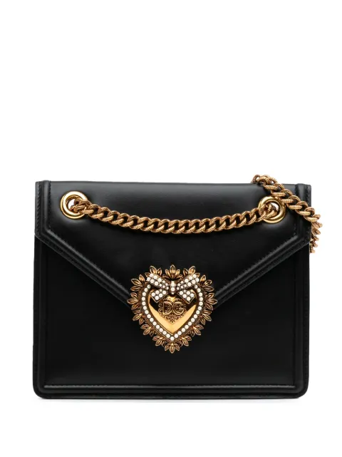 Dolce & Gabbana Pre-Owned 2000-2024 Mini Smooth Calfskin Devotion Flap Bag shoulder bag