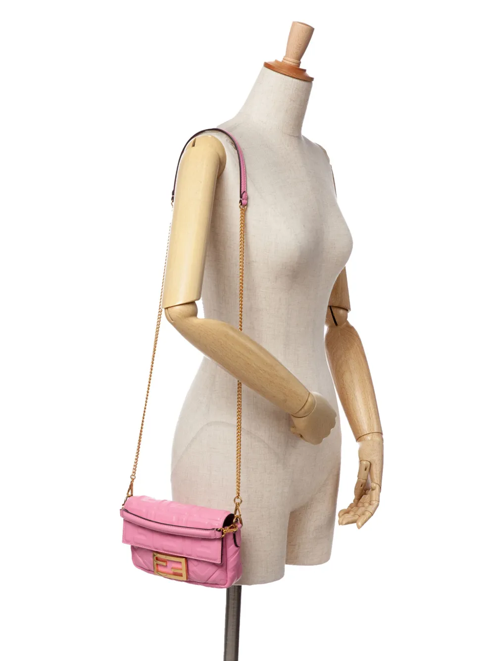 Fendi Pre-Owned 2010-2024 Mini Zucca Embossed Baguette satchel | Pre-Owned | Image 2