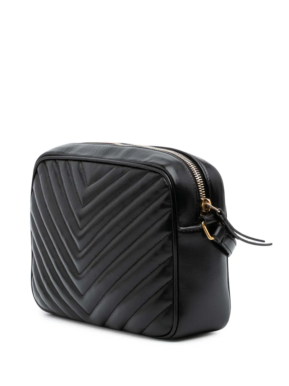 Pre-owned Saint Laurent 2018 Matelasse Leather Monogram Lou Camera Bag Crossbody Bag