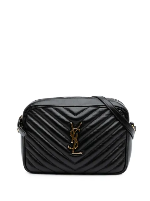 Saint Laurent Pre-Owned Monogram Lou crossbody-taske i læder og matelasse fra 2018