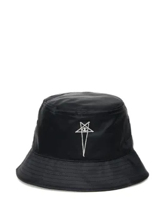 帽子 Rick Owens x Champion GILLIGAN HAT Black Champion Edition Gilligan Bucket Hat by Rick Owens on Sale