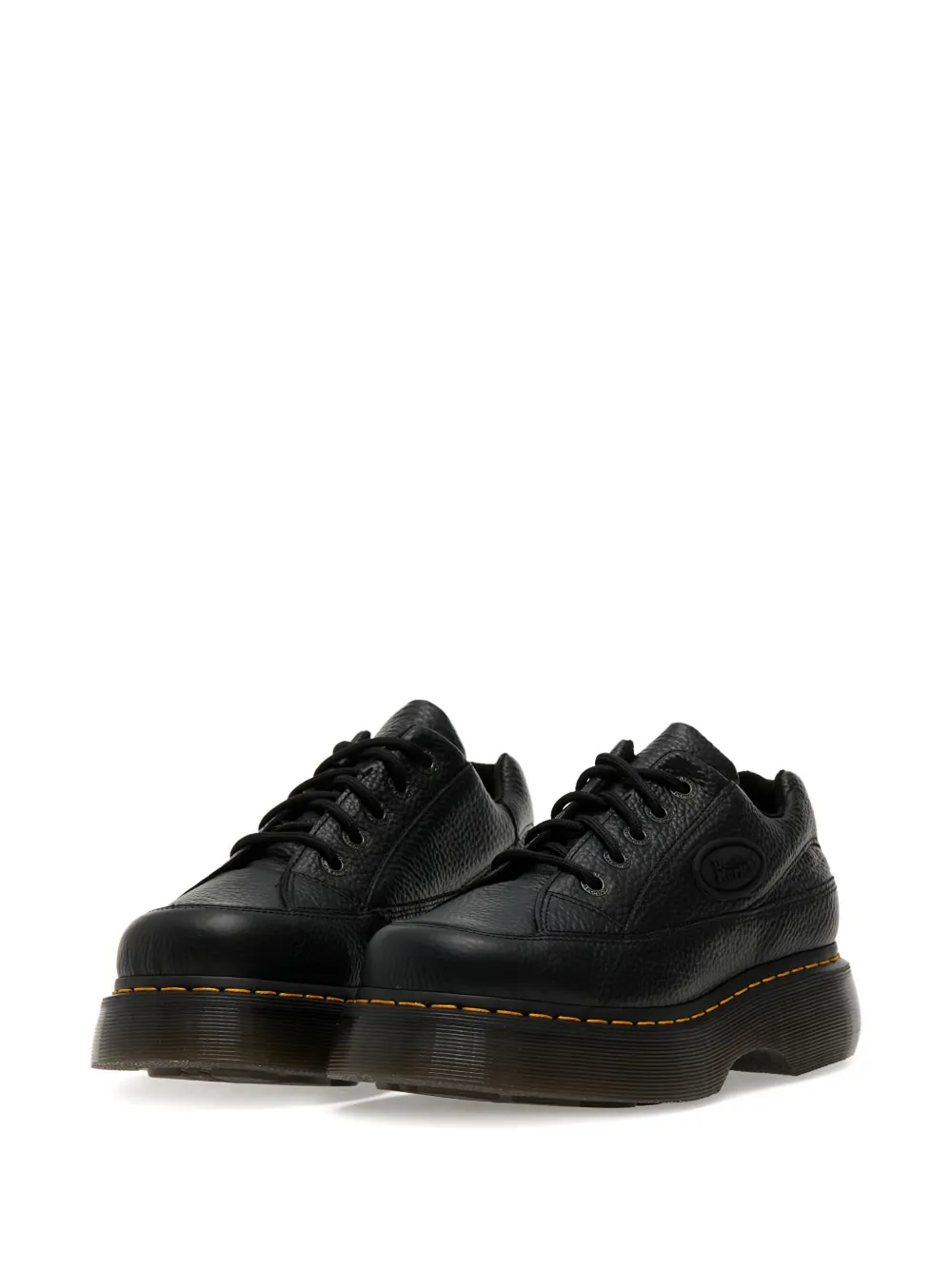 Dr. Martens Buzz textured platform sneakers Black