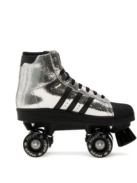 adidas Superstar 82 metallic high-top roller blades