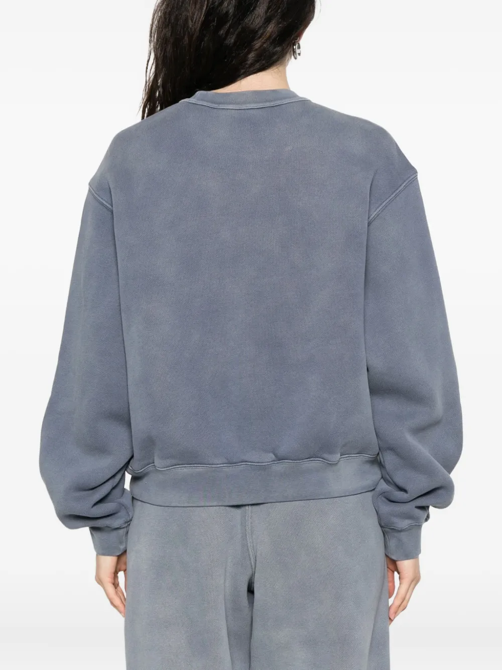 Alexander Wang Sweater met logo Blauw