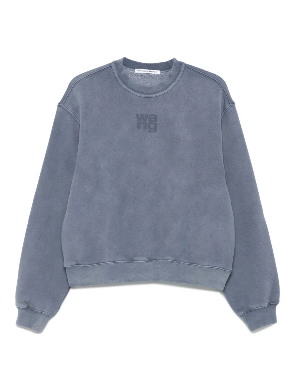 Alexander Wang Sweater met logo Blauw