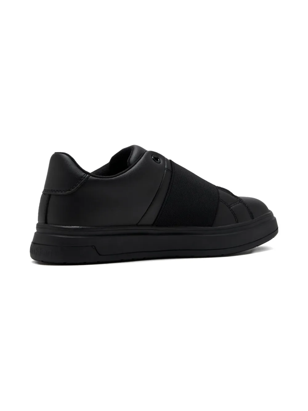 Calvin Klein Kids CK logo-print sneakers - Zwart