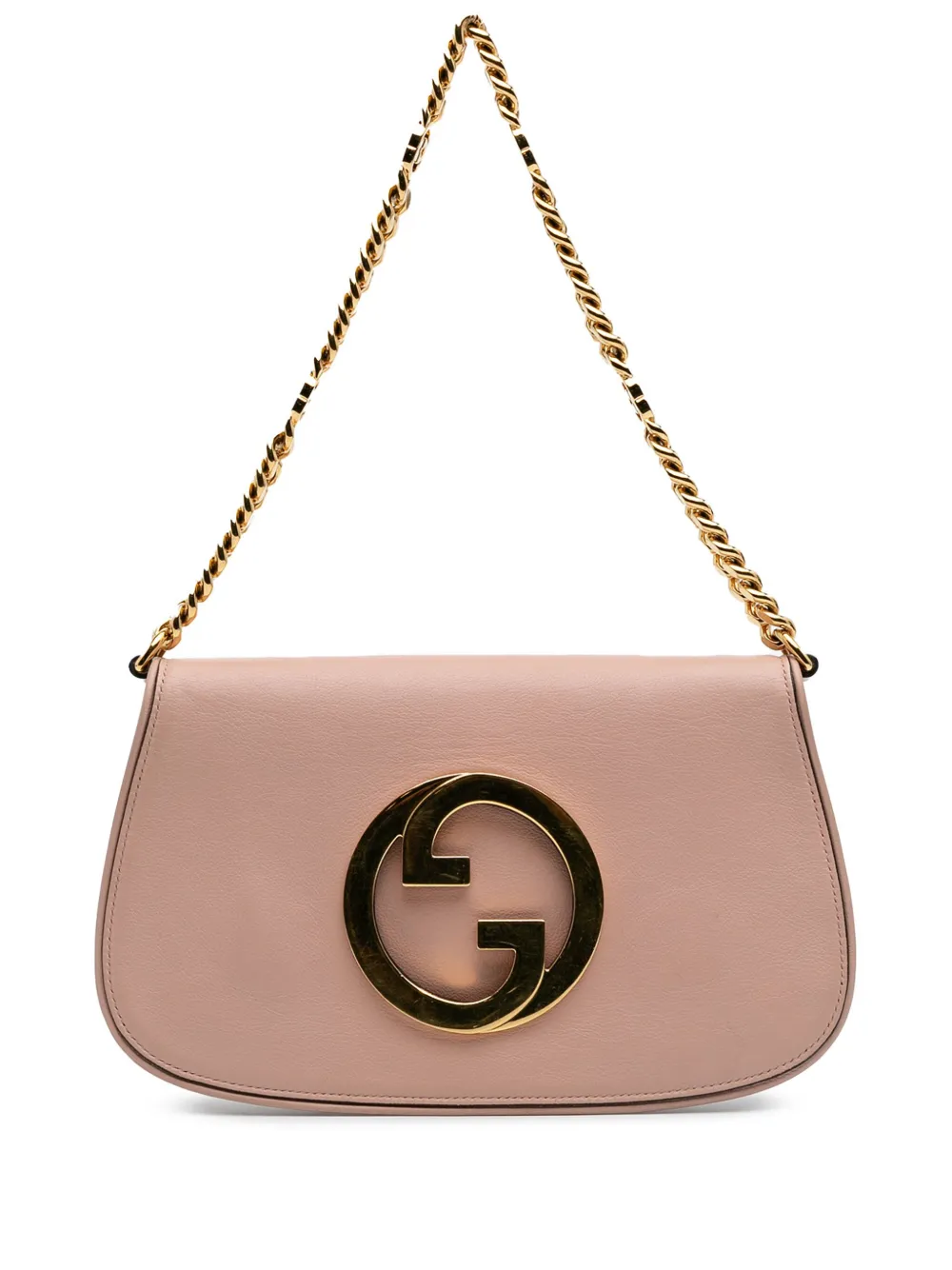 Gucci Pre-Owned 2016-2024 カーフスキン ブロンディ チェーン サッチェルバッグ - ピンク Gucci Pre-Owned 2016-2024 カーフスキン ブロンディ チェーン サッチェルバッグ - ピンク