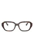 Ray-Ban RB7258 tortoiseshell oversized glasses - Brown