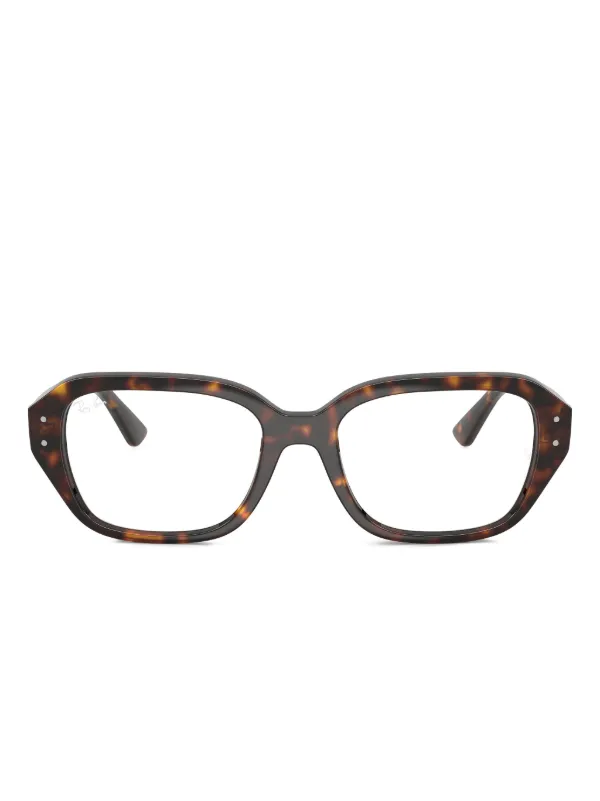 Ray-Ban RB7258 トータスシェル オーバーサイズ 眼鏡フレーム