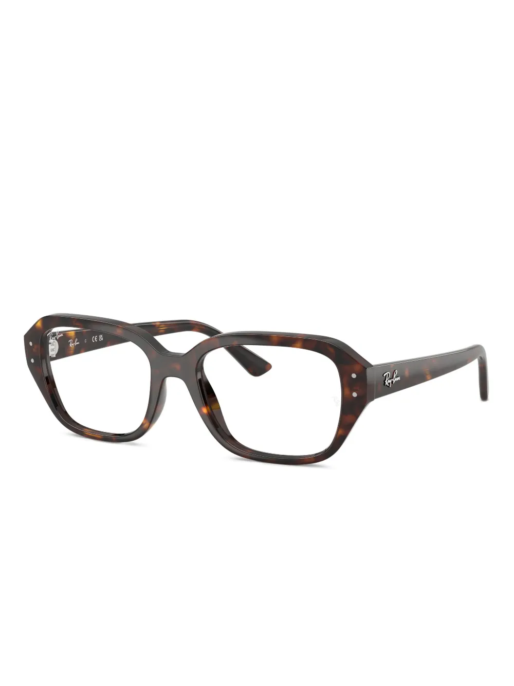 Ray-Ban RB7258 tortoiseshell oversized glasses | Men | Image 2
