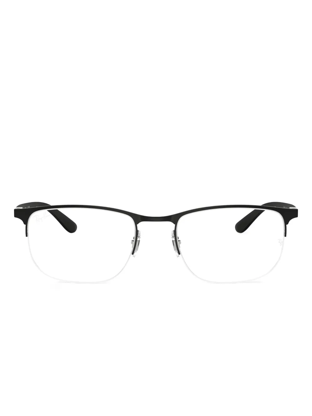Ray-Ban Bril met rechthoekig montuur Zwart