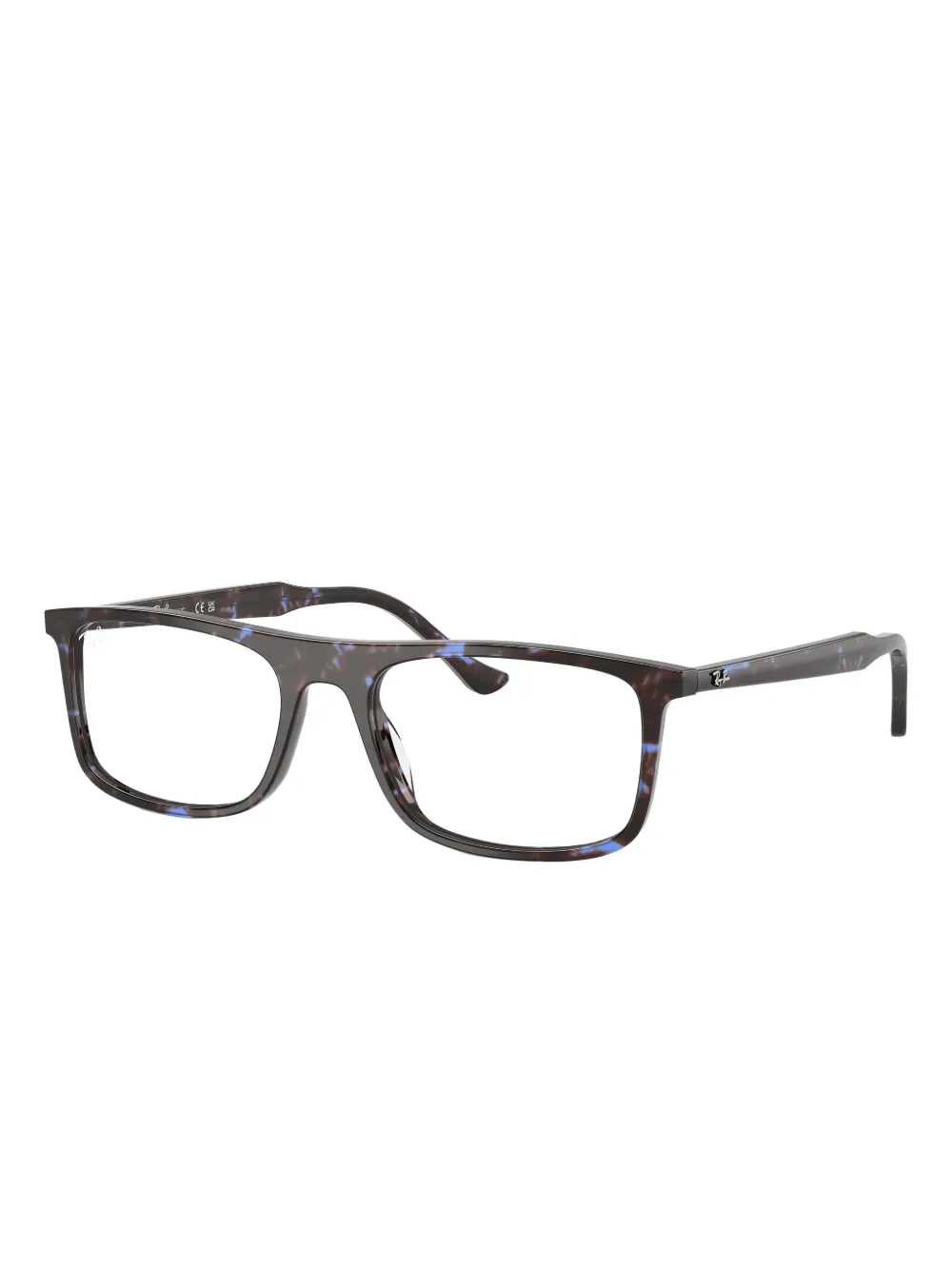 Ray-Ban Bril met rechthoekig montuur Blauw