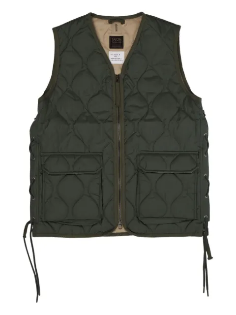 Taion V-neck down gilet 