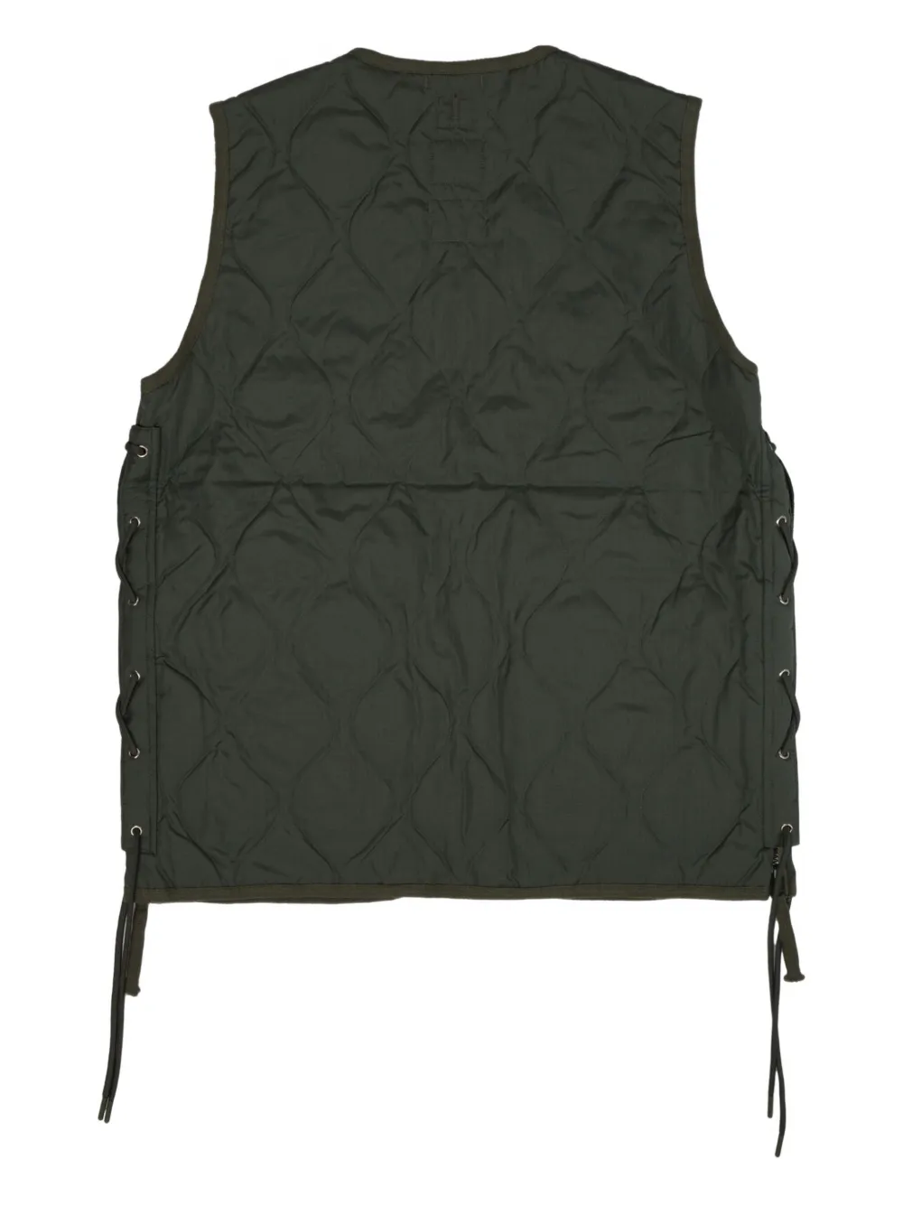 Taion Bodywarmer met V-hals Groen