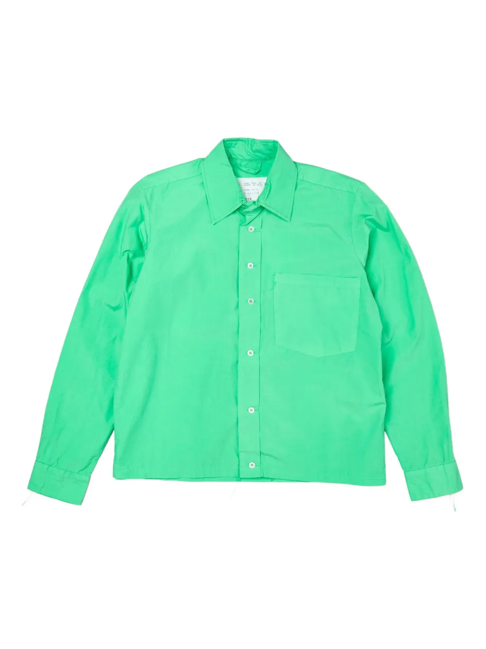 Camiel Fortgens long-sleeve pocket shirt | Green | Image 1