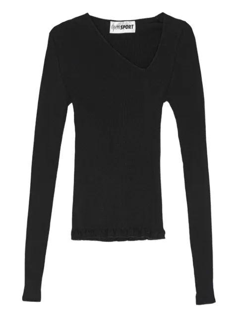 OpéraSPORT Eve asymmetric ribbed top