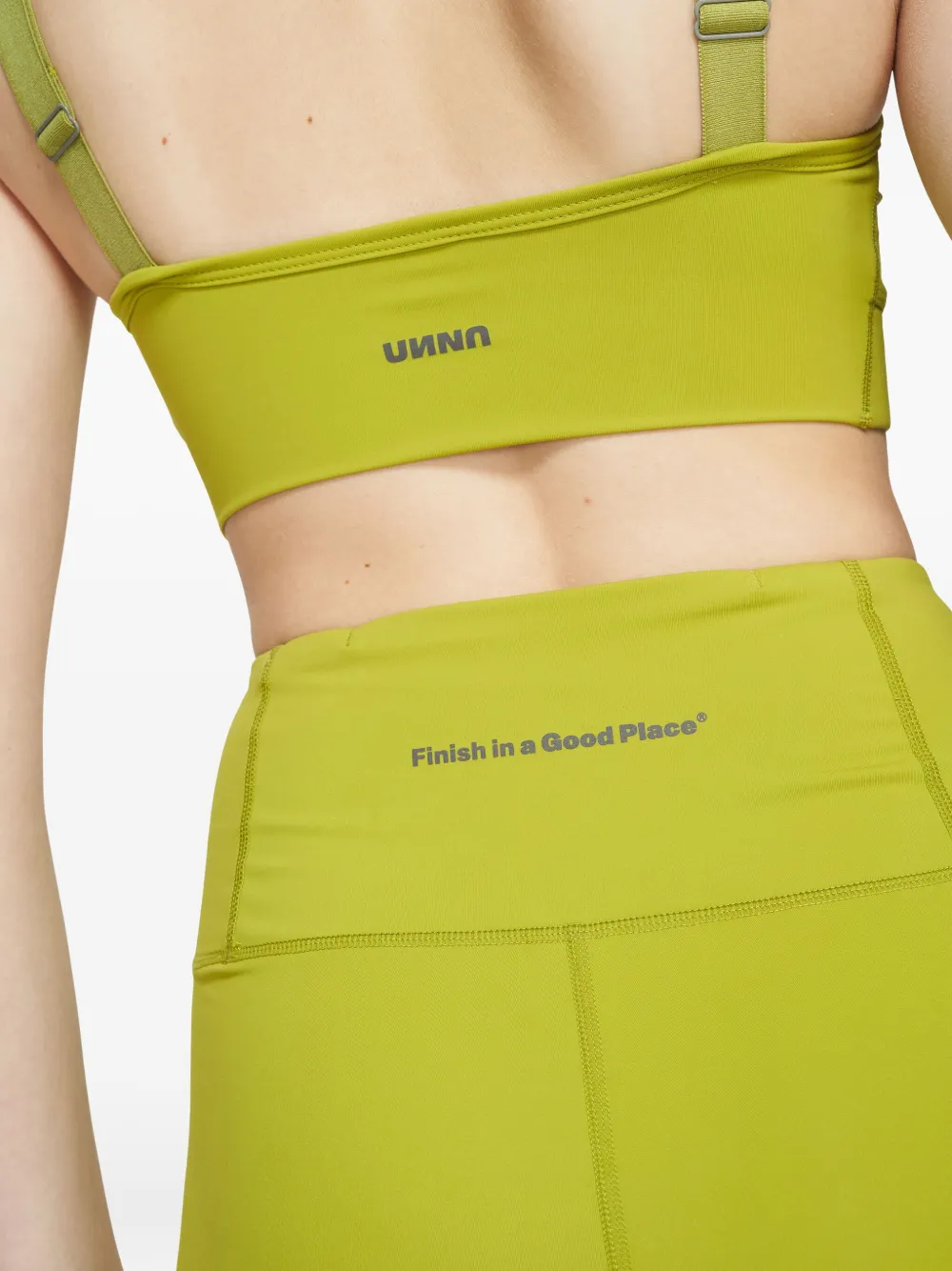 UNNA Bh met logoprint Groen