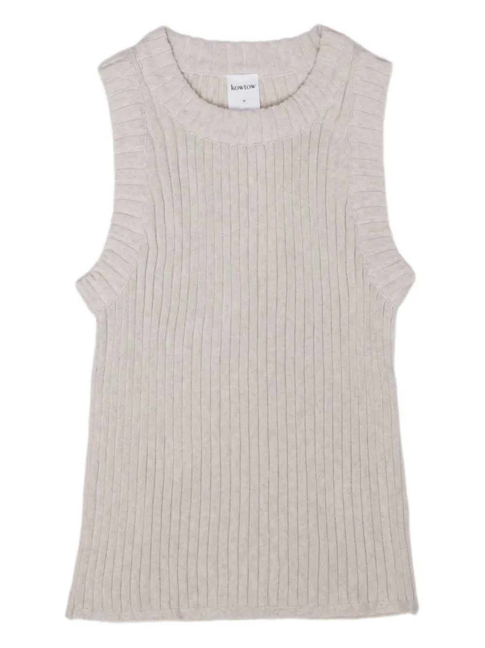 Kowtow ribbed sleeveless tank top | Grey | Image 1