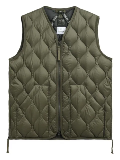 Taion V-neck down gilet 