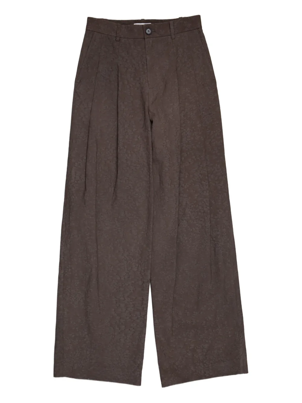 UMBER POSTPAST two-tuck trousers | Brown | Image 1
