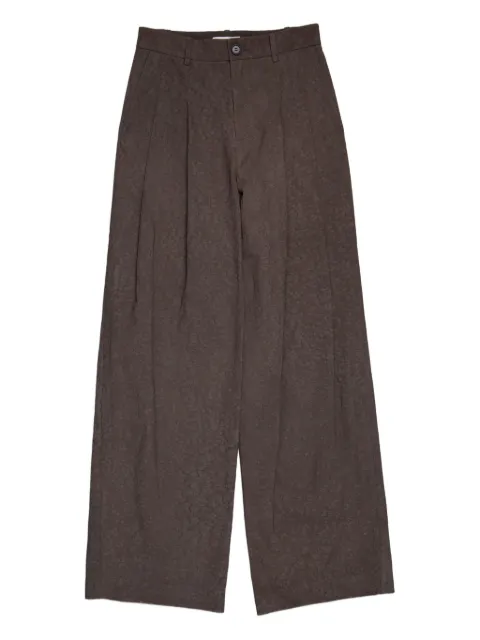 UMBER POSTPAST two-tuck trousers