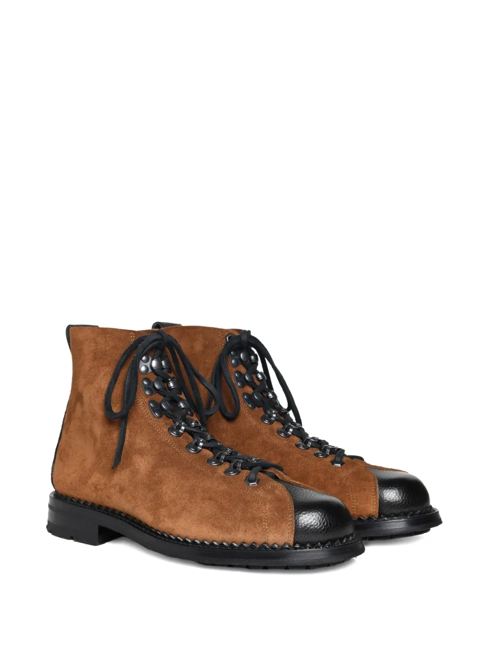 Yuketen suede lace-up boots | Biker Boots | Image 2
