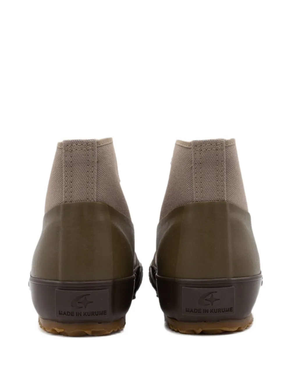 Moonstar Alweather rubberised high-top sneakers Green