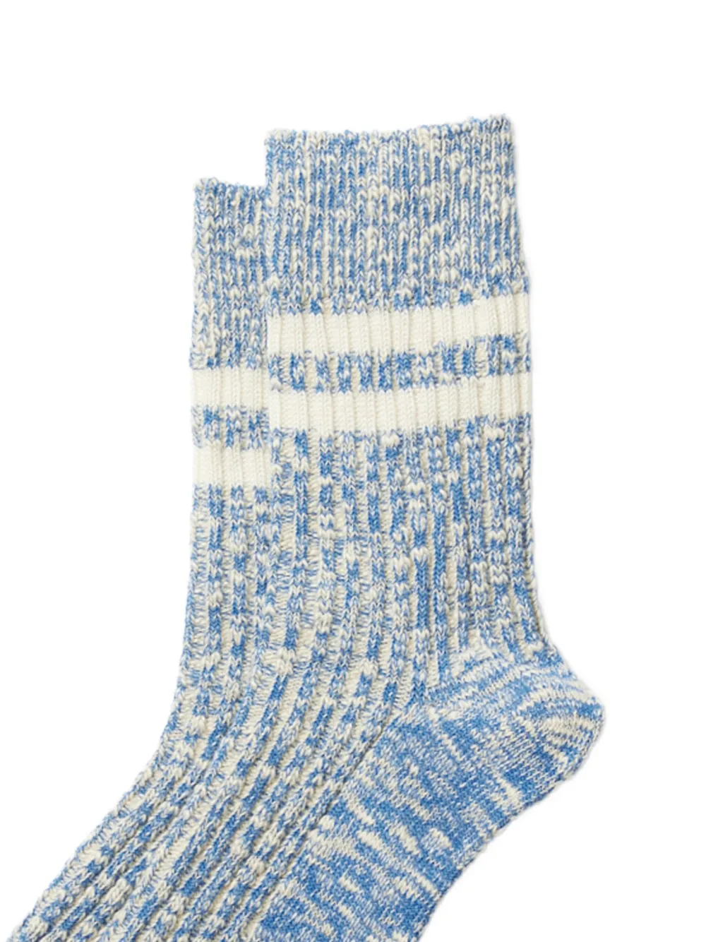 RoToTo stripe-detail slub socks | Women | Image 2