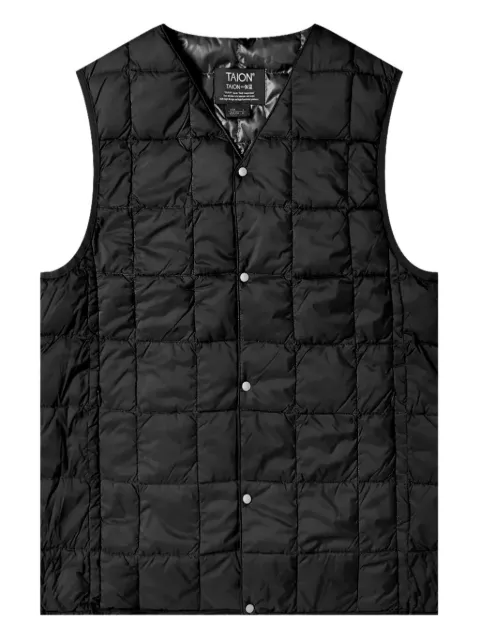 Taion V-neck down gilet 