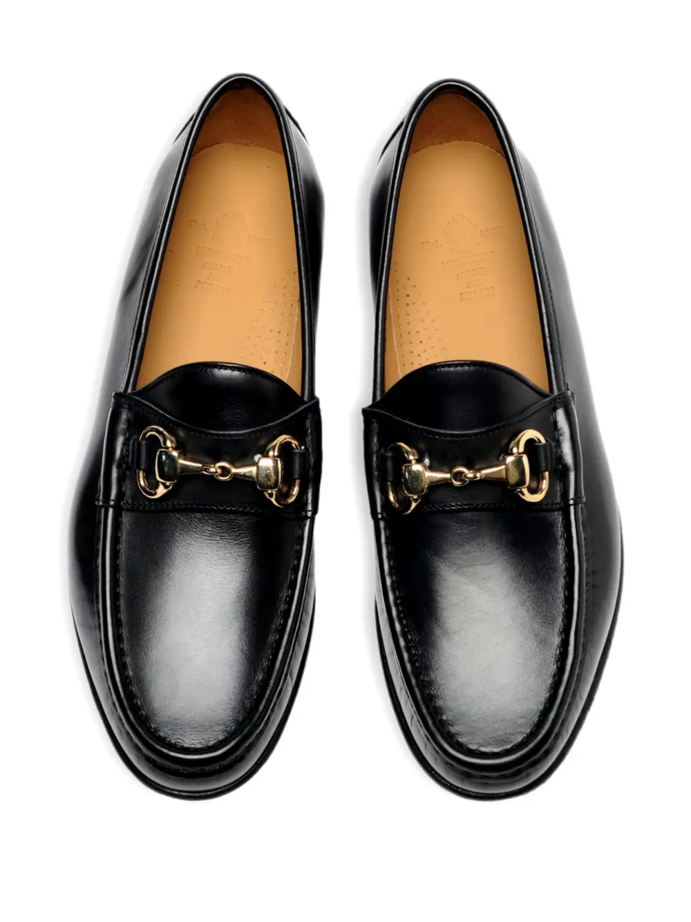 Yuketen horsebit-detail leather loafers Black