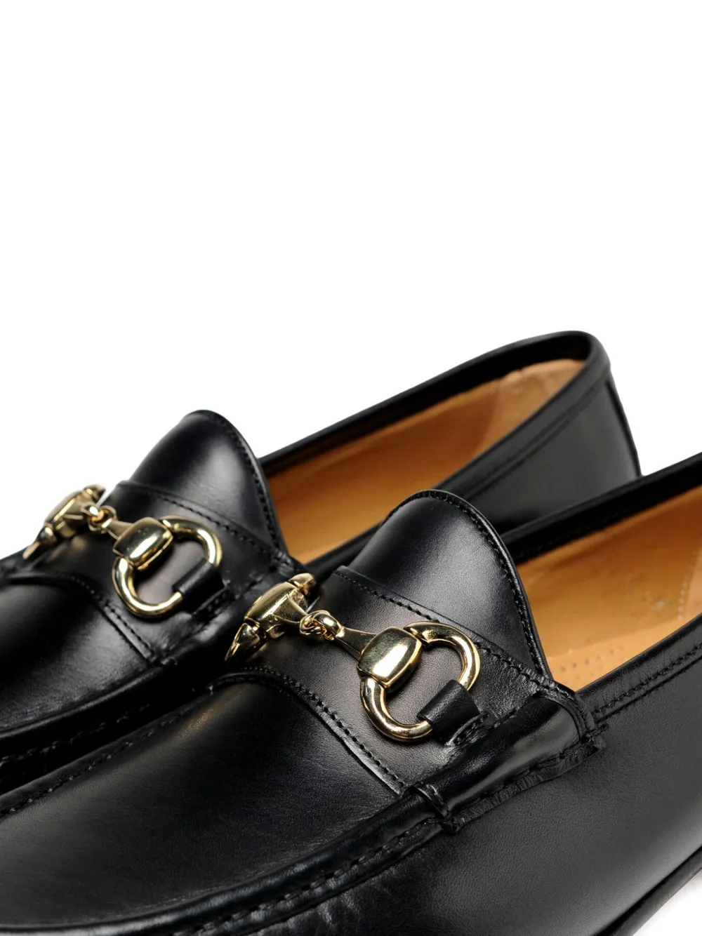 Yuketen horsebit-detail leather loafers Black