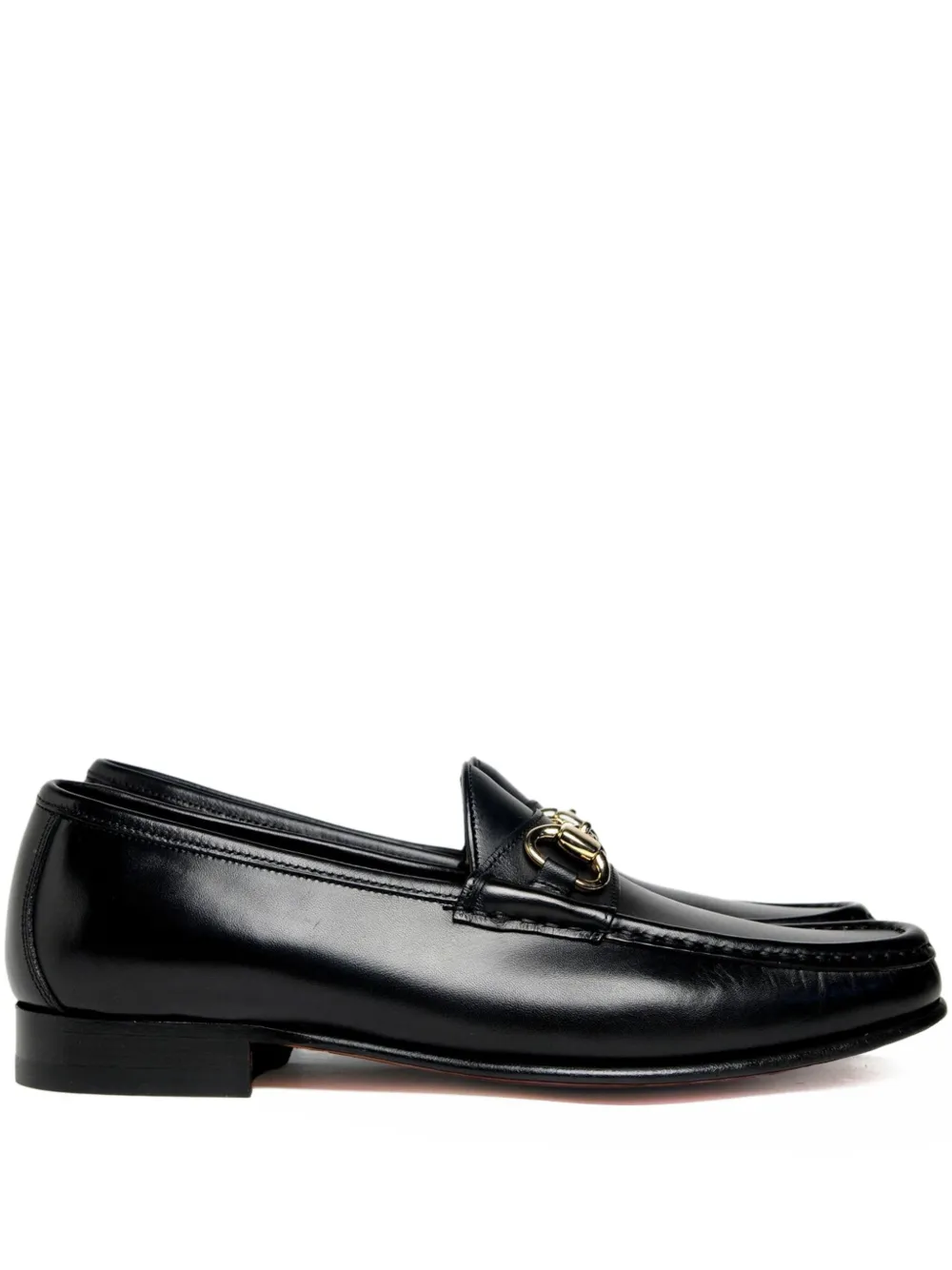 Yuketen horsebit-detail leather loafers | Black | Image 1