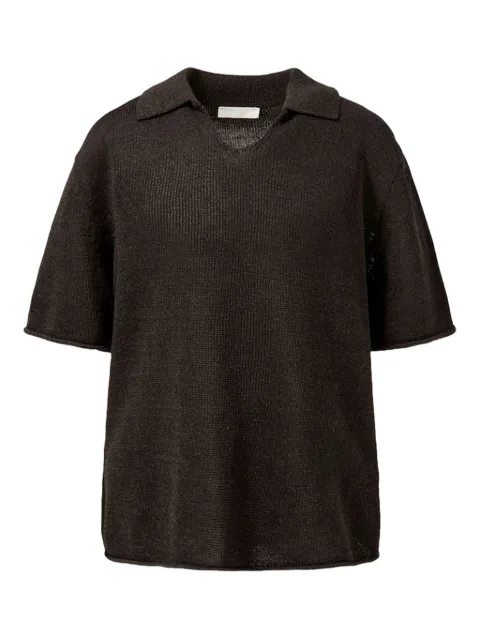Amomento fine-knit polo shirt