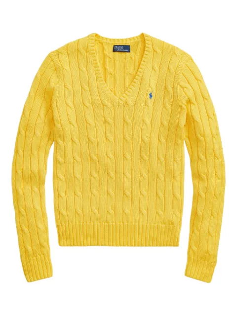 Polo Ralph Lauren — V-neck cable-knit sweater